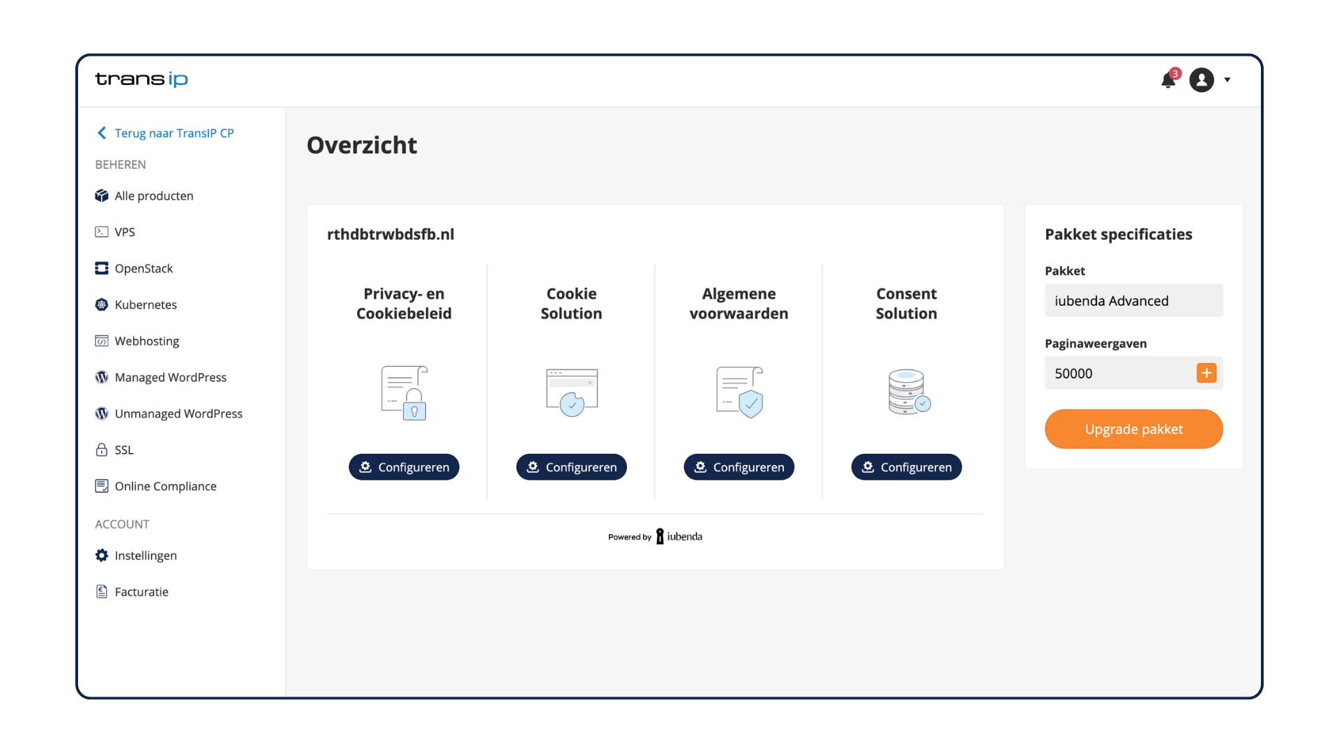 iubenda dashboard_transip-1